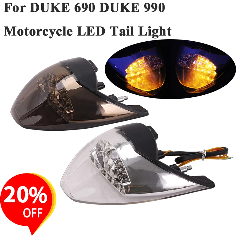 Для DUKE690 DUKE 690 990 супер 2005 - 2011 мотоцикл Интегрированный Светодиодный стоп-сигнал