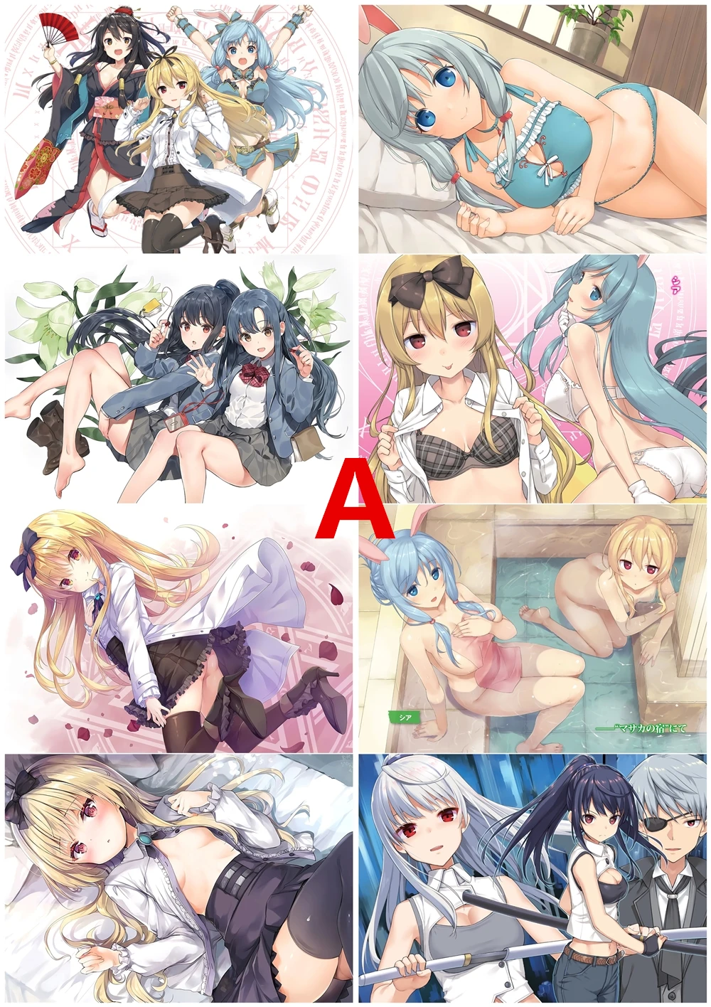 

Arifureta Shokugyou de Sekai Saikyou Polypropylene A3 8 pieces Posters wall poster