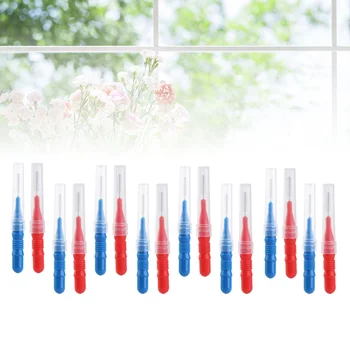 

100pcs Interdental Brushes Sanitary Safe Floss Brush Interdental Cleaners Toothpick Brush for Men Women