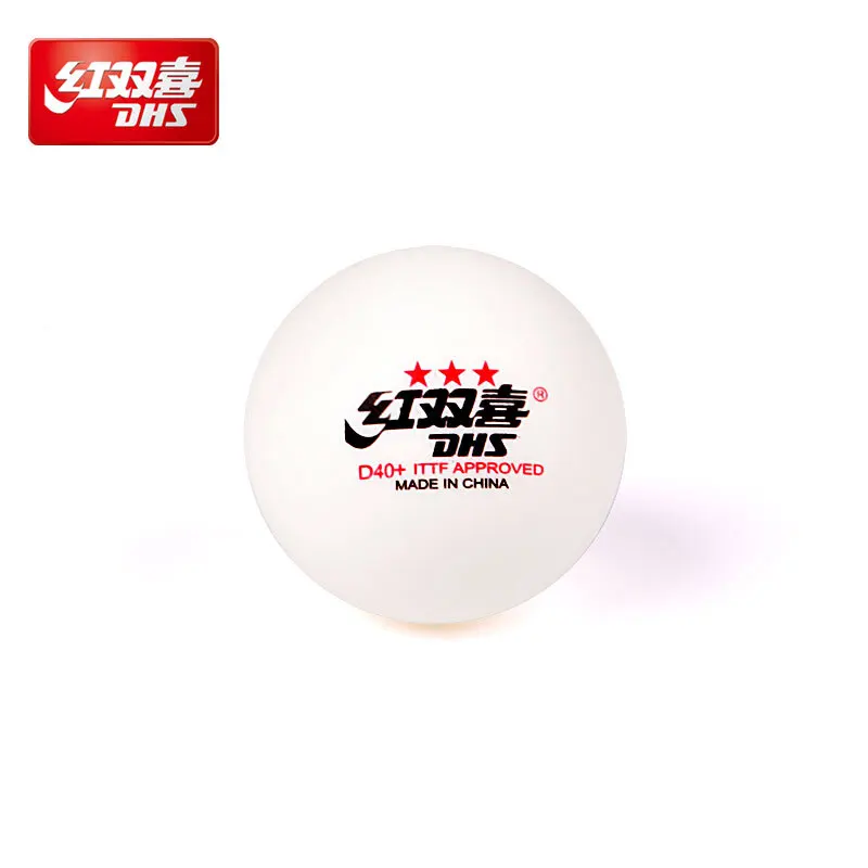DHS 3 звезды D40+ мяч для настольного тенниса 3 звезды материал АБС прошитый пластик пинг понг поли