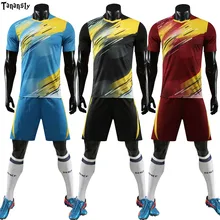 DIY футбольный костюм для мужчин на заказ Летний набор для взрослых детей тренировочная Форма одежда с коротким рукавом Футбол Jeyser для мужчин Спорт