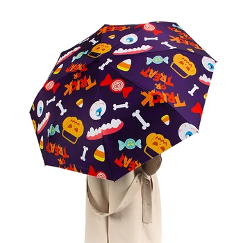 

Cute Cartoon Full Automatic Sun Umbrella Dual-purpose Folding Femal Sun Umbrella UV Protection Girls Umbrellas for Gift Holiday