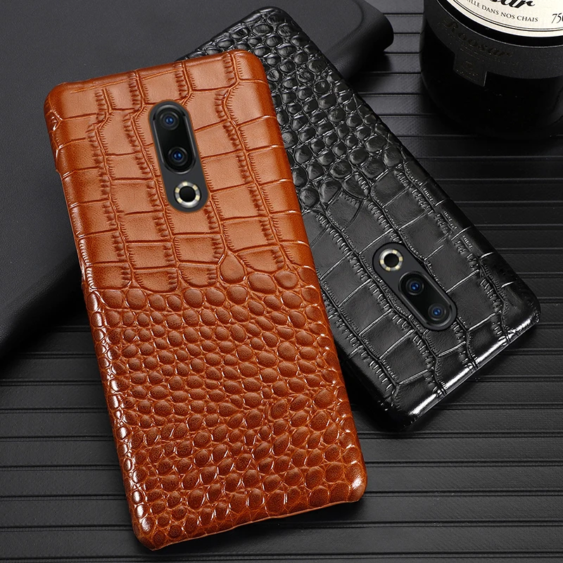 Чехол из натуральной кожи для телефона Meizu 16th Plus 16 16X 17 Pro 7 роскошный чехол