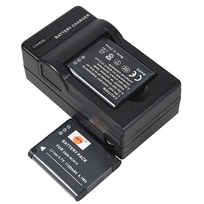 3 шт 1100mAh 3,7 V DMW-BCN10 BCN10 DSTE литий-ионная батарея камеры DSLR lcd двойное зарядное устройство для Panasonic LUMIX DMC-LF1