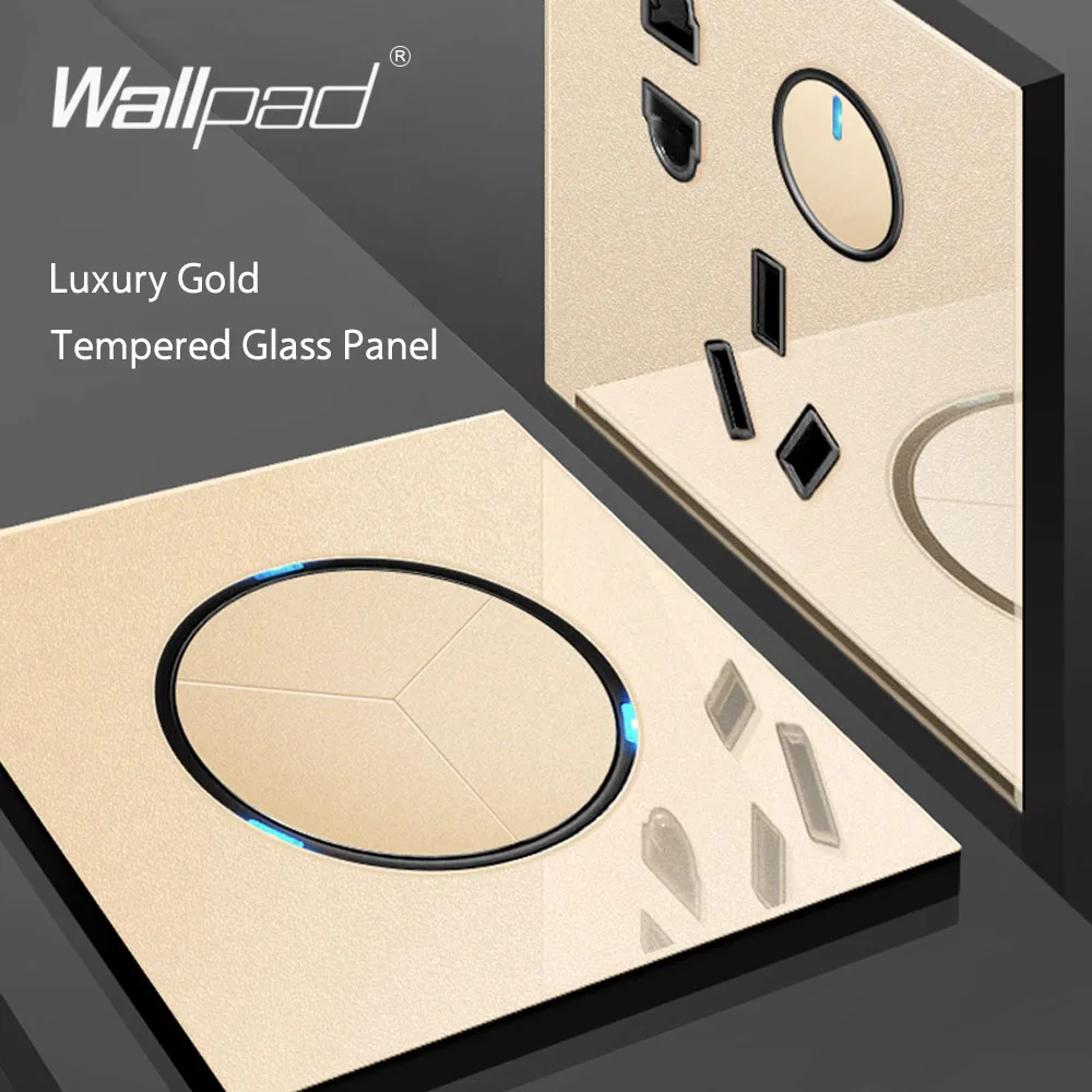 Wallpad 45A Cooker 2P настенный выключатель света с красным светодиодным индикатором