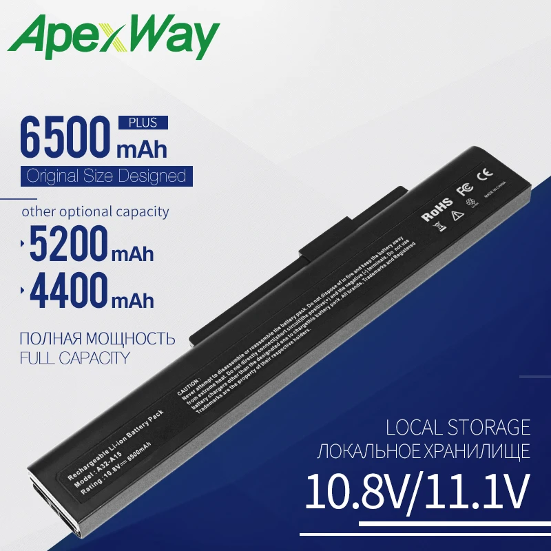 

Apexway laptop battery for TOSHIBA PA3284U-1BRS PA3285U-1BAS PA3285U-2BRS PA3481U-1BAS PA3481U-1BRS PABAS073 PABAS075 DNS