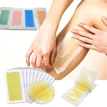 10 шт двухсторонняя многоцветная Восковая бумага для удаления волос одноразовая бумага для удаления волос непостоянная бумага для удаления волос
