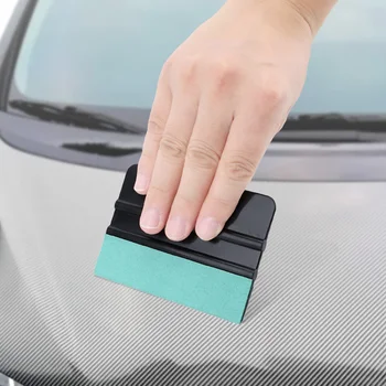 

3pcs Sticker Film Carbon Fiber Vinyl Squeegee Window Tint Tool No Scratch Suede Felt Wrapping Scraper Car Maintenance Tools