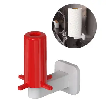 

Suction Cup Rack Kitchen Bathroom Storage Waterproof Moisture Proof Towel Accessories Shelf Toilet Paper Holder Wall Mounted