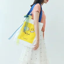 Рюкзак из холщовой ткани с принтом женская сумка на одно плечо модная Корейская Стильная хлопковая Экологически чистая Холщовая Сумка Customi