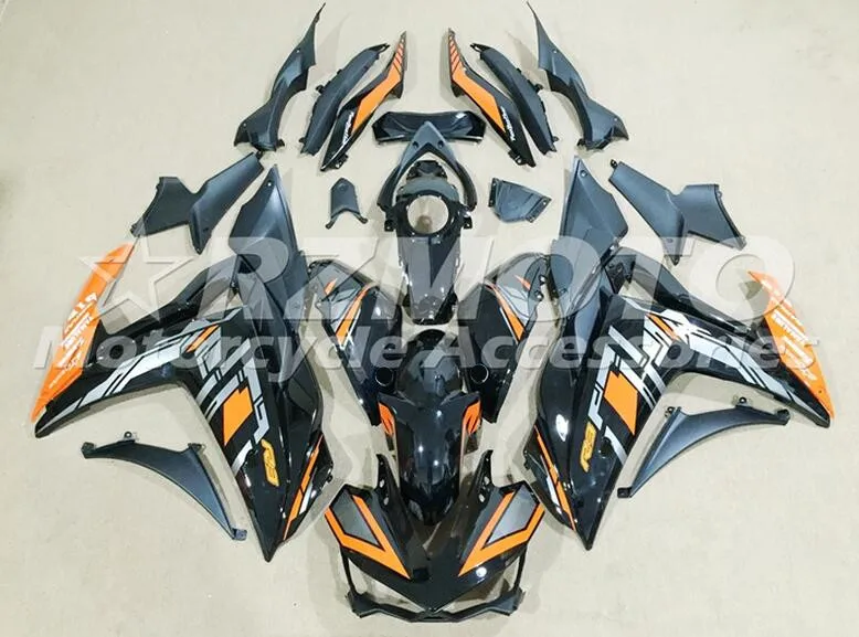 

New 2014 2015 2016 YZF R3 R25 ABS Injection Fairing Kit For Yamaha YZFR3 YZFR25 Complete Fairings Kits Cowling Orange Black