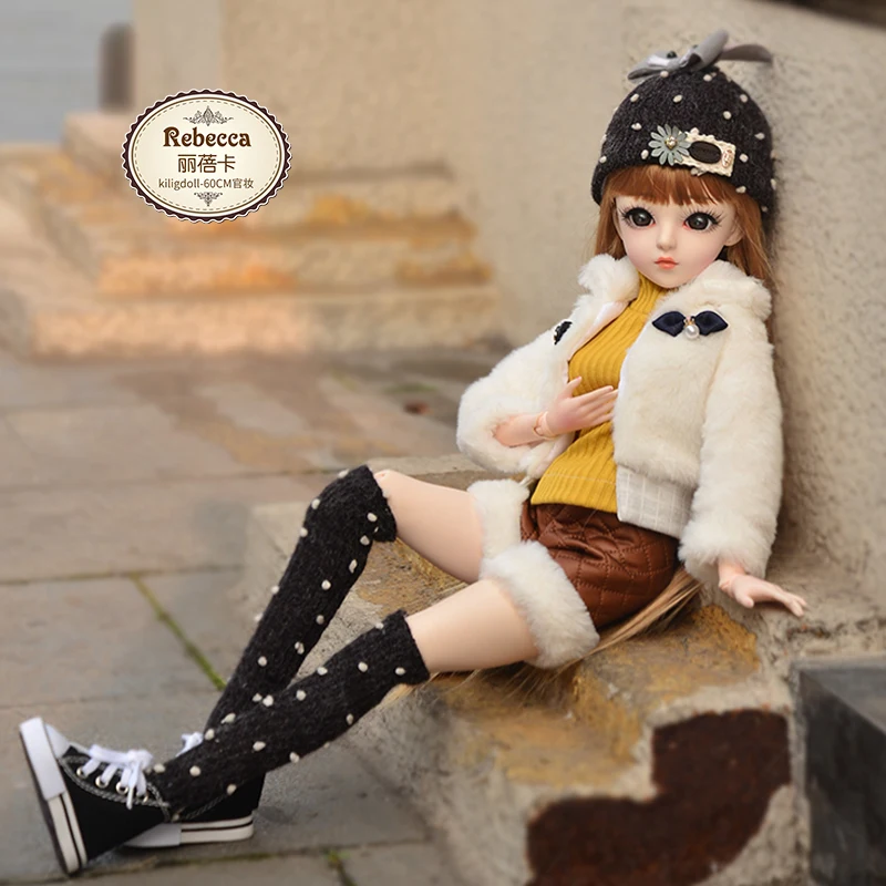 

New Arrival 1/3 BJD Doll 60cm Full Set Makeup BJD / SD Baby Doll for Girls Birthday Christmas Gift