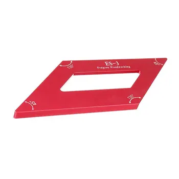 

Small Tool Accurate Parallel Ruler Portable 45 Degree Professional Marking Angle Line Durable Woodworking Scriber With Base