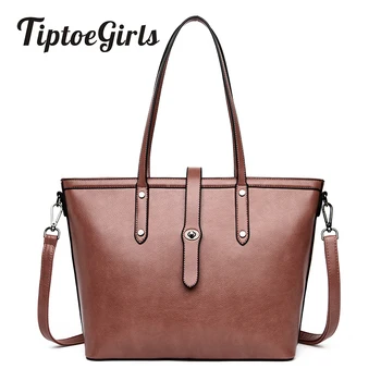 

Fashion European American Popular Woman Hand Bag Tiptoegirls Vintage Leather Women Handbag Big Capacity Brand Lady Shoulder Bag