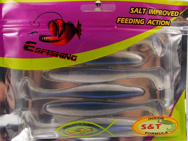 KESFISHING ES Easy Shiner 50 76 100 125 150 180 mm Soft Silicone Bait For all Fish Pesca Artificial Fishing Lure Free shinpping