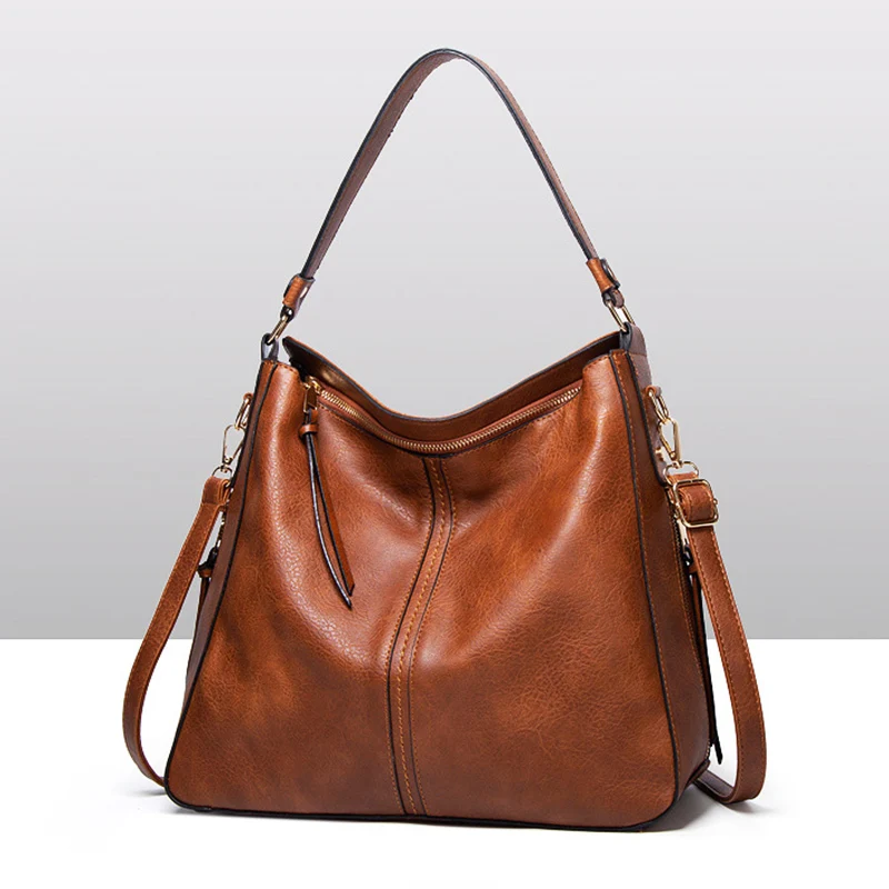 Bolso de hombro de cuero para mujer, bandolera de diseñador, de alta calidad