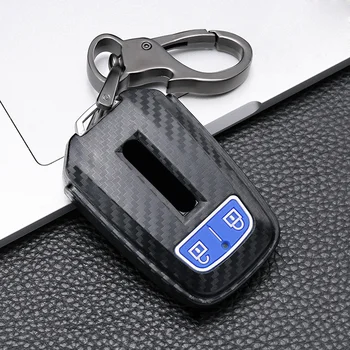 

Matte Carbon fiber Style+Silicone Car Key Case Cover For Isuzu D-MAX MU-X 3.0/ X-series Truck DMAX Smart Remote control Shell