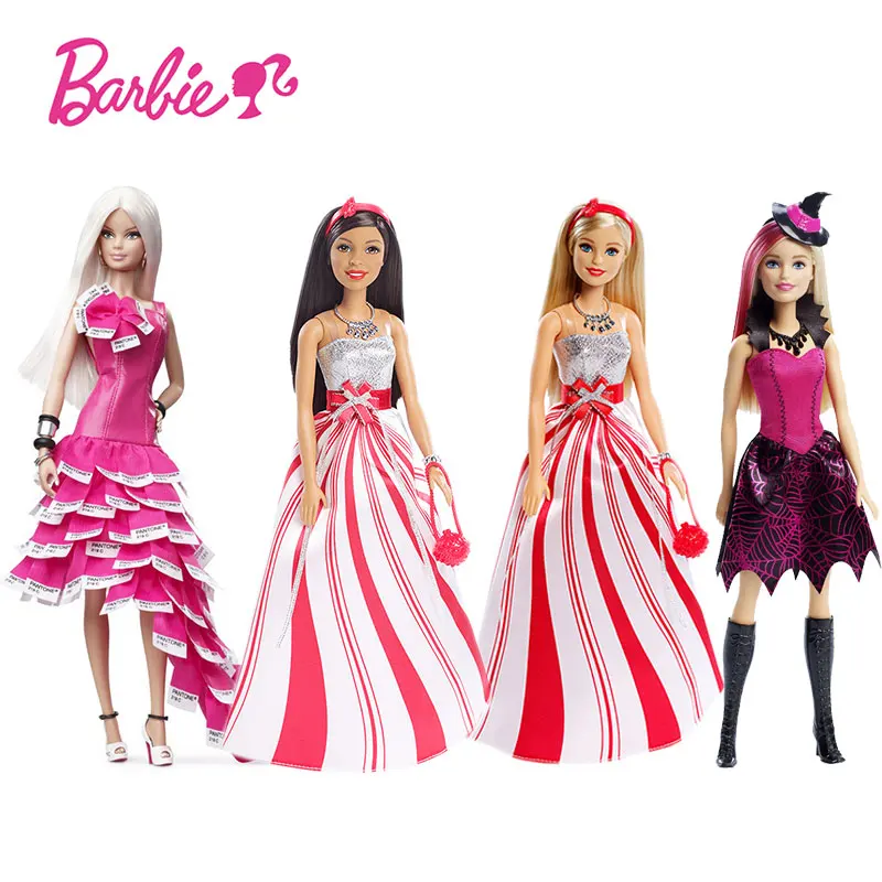 Boneca barbie original halloween fashionista brinquedos figura de ação  brinquedo festa de halloween roupas meninas presente