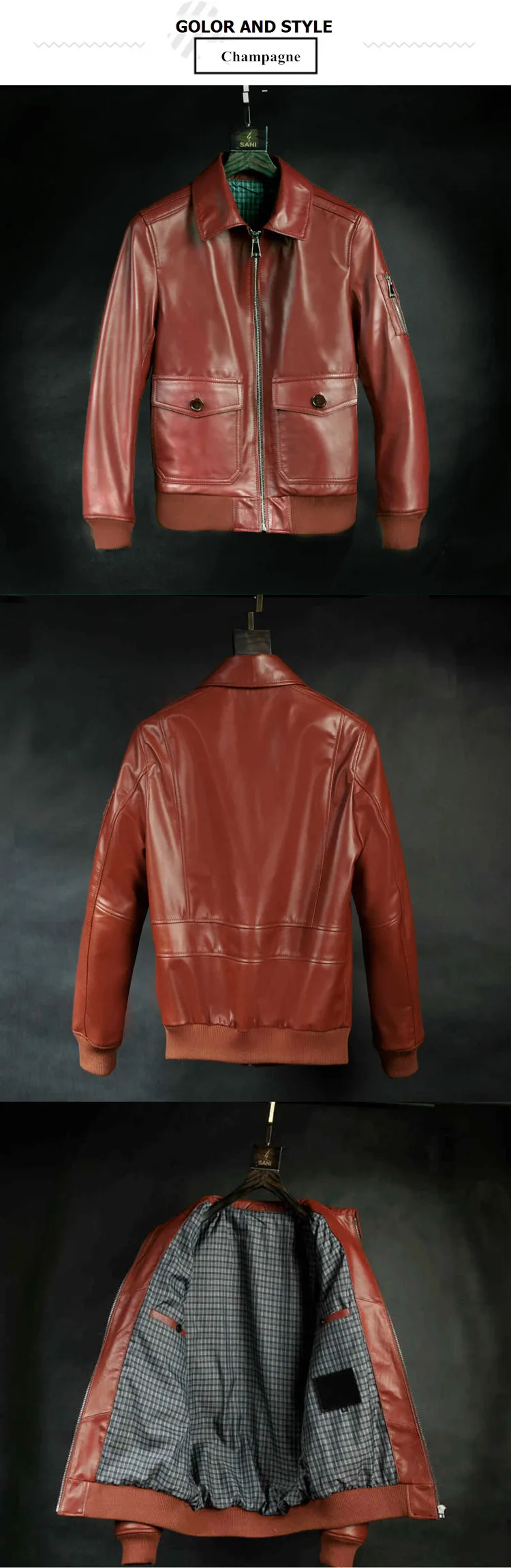 Мужская зимняя куртка из натуральной кожи для мужчин, мотоциклетная куртка-пилот, куртка-бомбер из натуральной кожи, мужская куртка-Авиатор