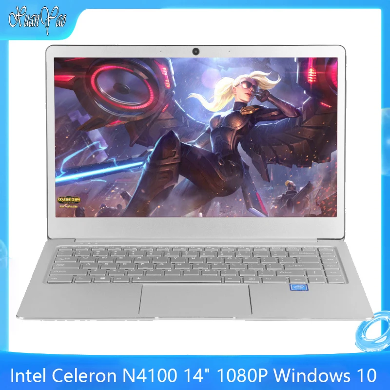 Ноутбук XUANYAO 14 0 дюйма HD экран 1080P Intel Celeron N4100 ОЗУ 8 ГБ 16 32 DDR4 SSD 205 500 Гб 1 ТБ | Мобильные