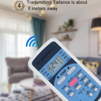 

Portable Air Conditioner Air Conditioning Remote Control for Midea Toshiba R51M/E RN51K R51DA R51D/C R51R/BG 51R1