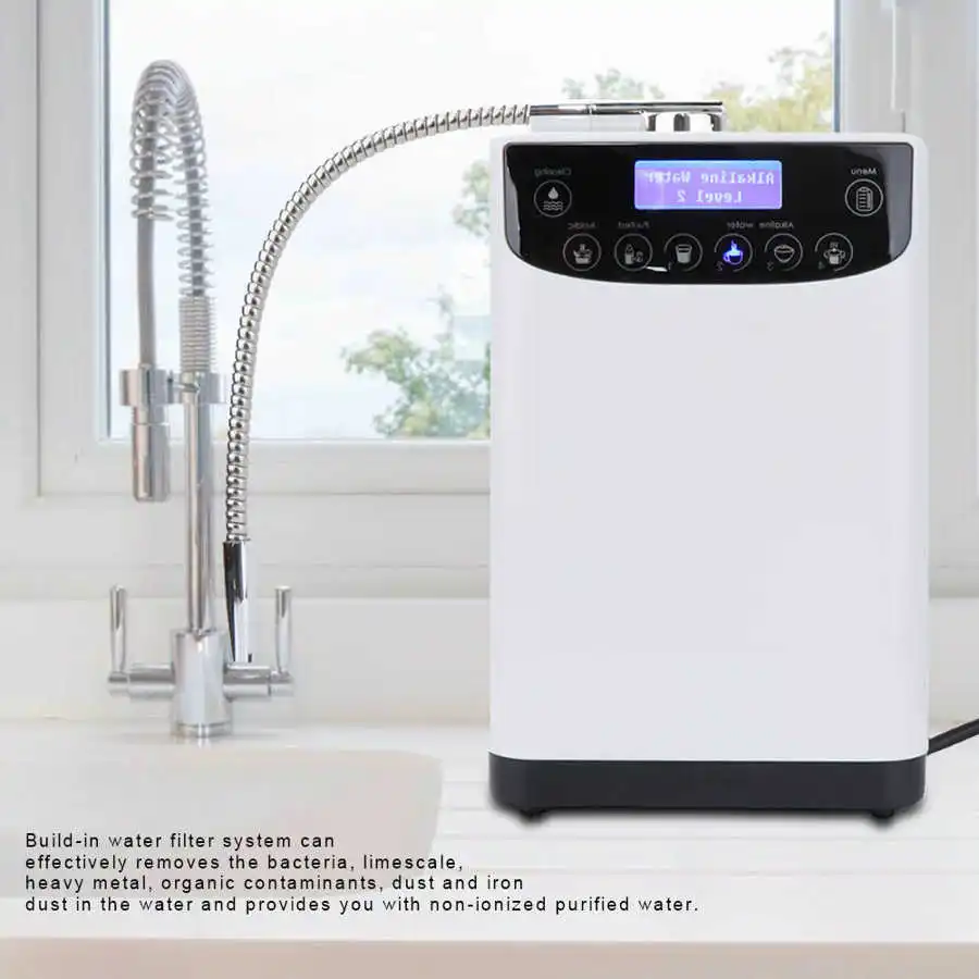 9000L ЖК дисплей ионизатор воды очиститель машина PH 4 10 Щелочная кислота 5 настройки