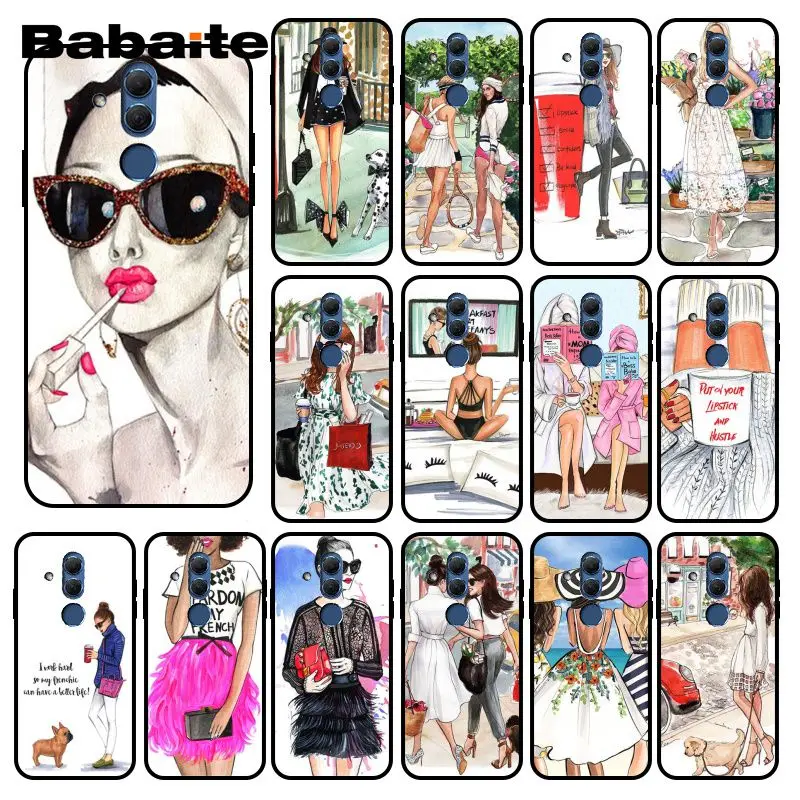 

Babaite Coffee cup Fashion Mom daughter girlfriend Phone Case for Huawei Mate 10 20 Lite 20X Mate20 10 Pro Mate9 Nova3 3i