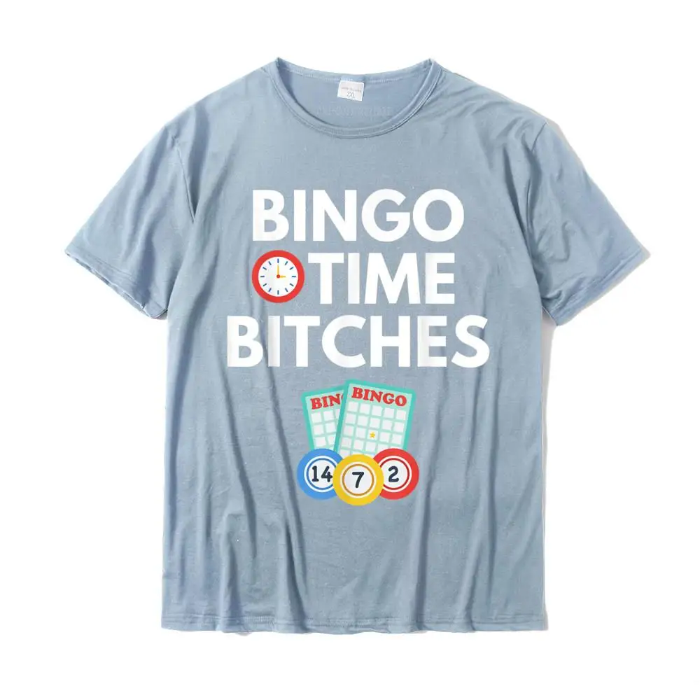 Tops & Tees Normal Tops Shirts ostern Day Special Custom Short Sleeve All Cotton Round Neck Men Top T-shirts Custom Bingo Time Bitches Funny Bingo Player Game Lover Gift Humor T-Shirt__MZ23158 light
