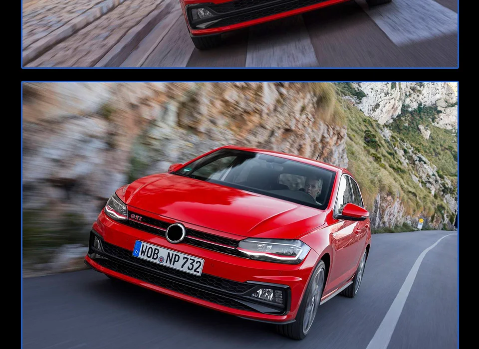 АКД стайлинга автомобилей для VW Polo фары- новые поло светодиодный фары DRL фара ближнего света дальнего света все светодиодный аксессуары