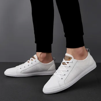 

Men Casual Shoes summer Lightweight Breathable Sneakers lace up fashion Male Walking Shoes men Mesh Zapatillas Footwear