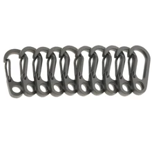 10Pcs Mini Karabiner Clip Snap Frühling Verschluss Haken Schlüsselring Camping Karabiner 15kg Karabiner Täglichen gebrauch Outdoor Wandern Werkzeuge