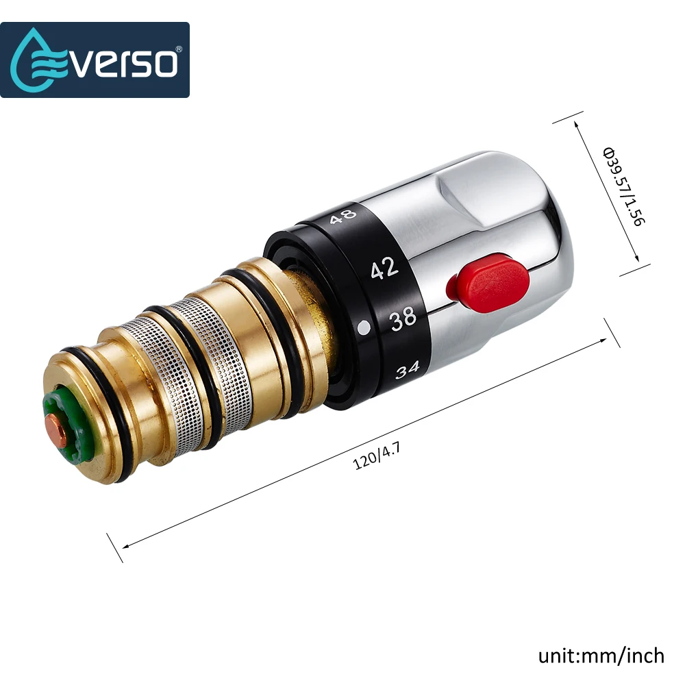 High Quality Brass Thermostatic Mixing Valve Temperature Control Valve for Solar Water Heater Parts Thermostatic Mixers