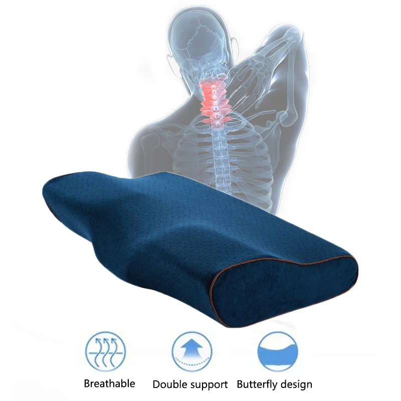 Orthopedic Memory Pillow for neck pain & neck protection Slow Rebound