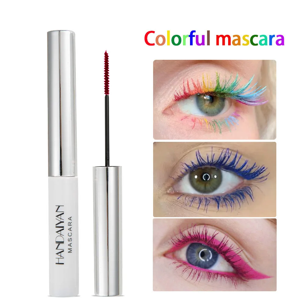 

12 Color Mascara Fast Dry Eyelashes Curls Extension Make-Up Eyelashes Mascara Color Mascara Christmas Thick Cosmetic