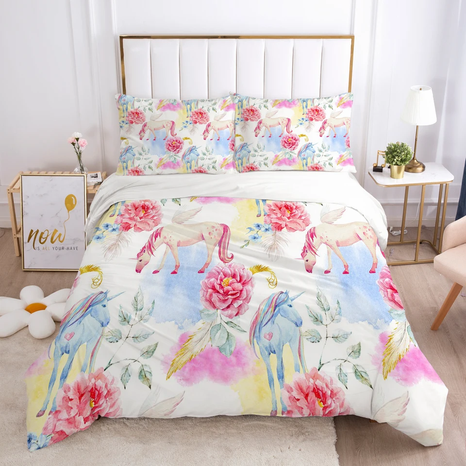 unicorn baby bedding