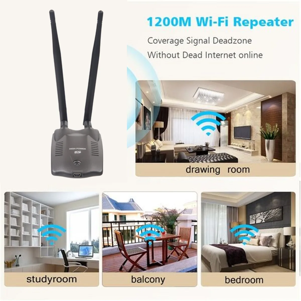 Беспроводной бесплатный интернет 3000 МВт USB Wifi адаптер пароль трещина интернет длинный Диапазон двойной Wifi антенна USB Wifi декодер адаптера