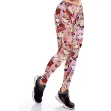 Darling In The Frankxx аниме 3D леггинсы с принтами Женская Спортивная одежда для фитнеса леггинсы эластичная бодибилдинг одежда для девочек