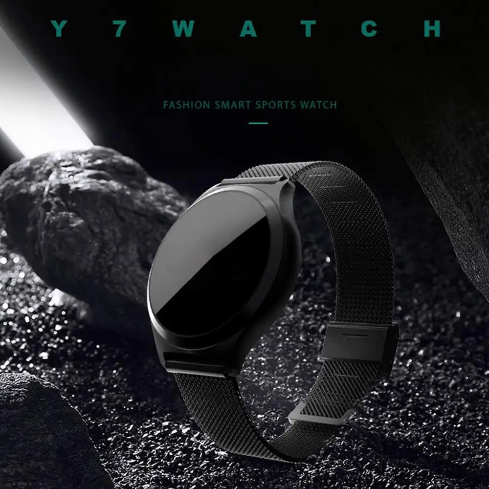 Y7 Round Screen Smart Watch Ip67 Waterproof Smart Watch Sleep Monitoring Smart Watch Unisex Wearable