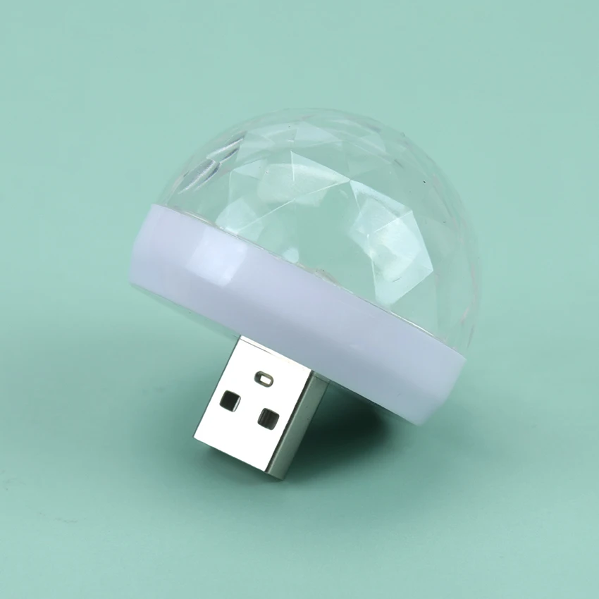 1 шт. Мини многоцветный USB LED Автомобильный интерьерный светильник ing атмосферный