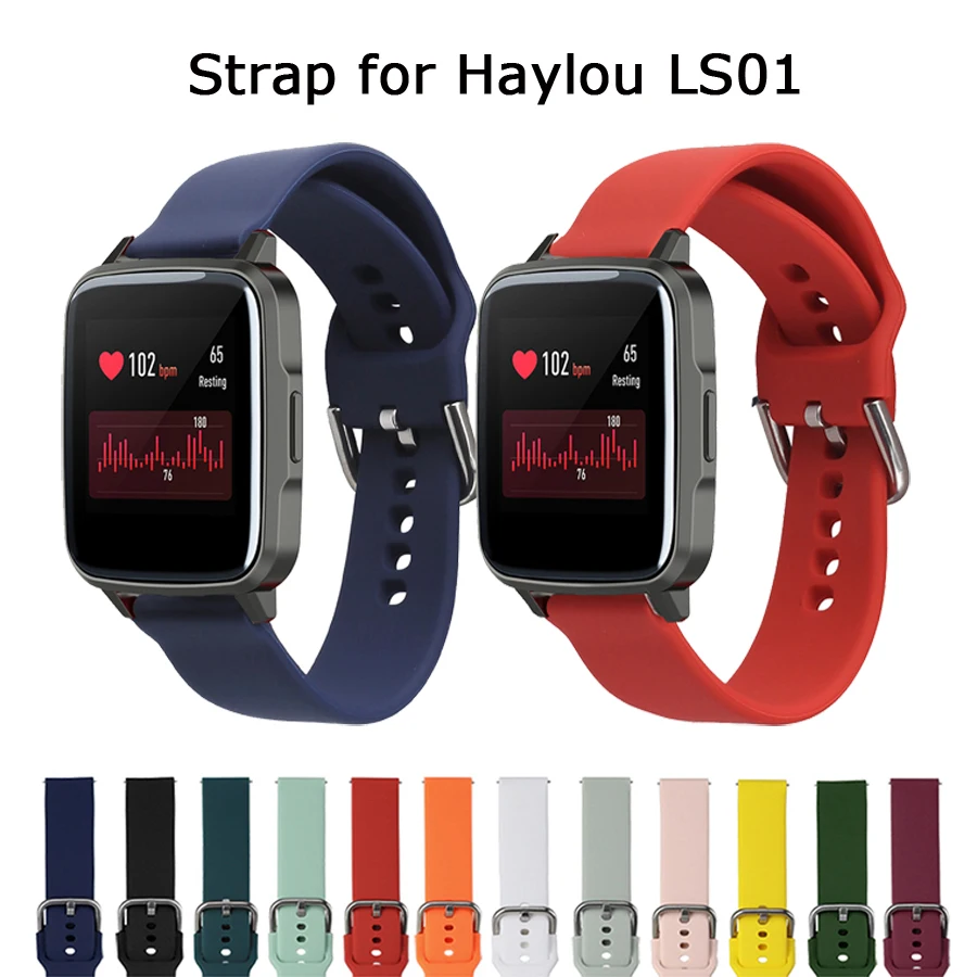 Силиконовый ремешок для наручных часов Haylou браслет смарт-часов hayls01 19 мм |