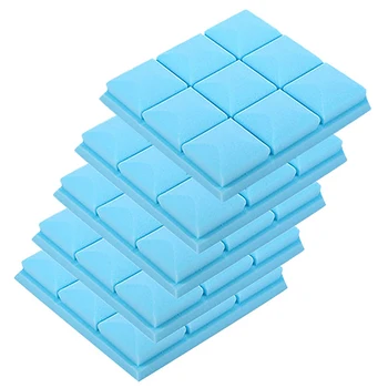 

5pcs Home Square Studio Noise Absorbing Sponge Sound Panels Wedge Tiles Ceilings Insulation Treatment Acoustic Foam Wall