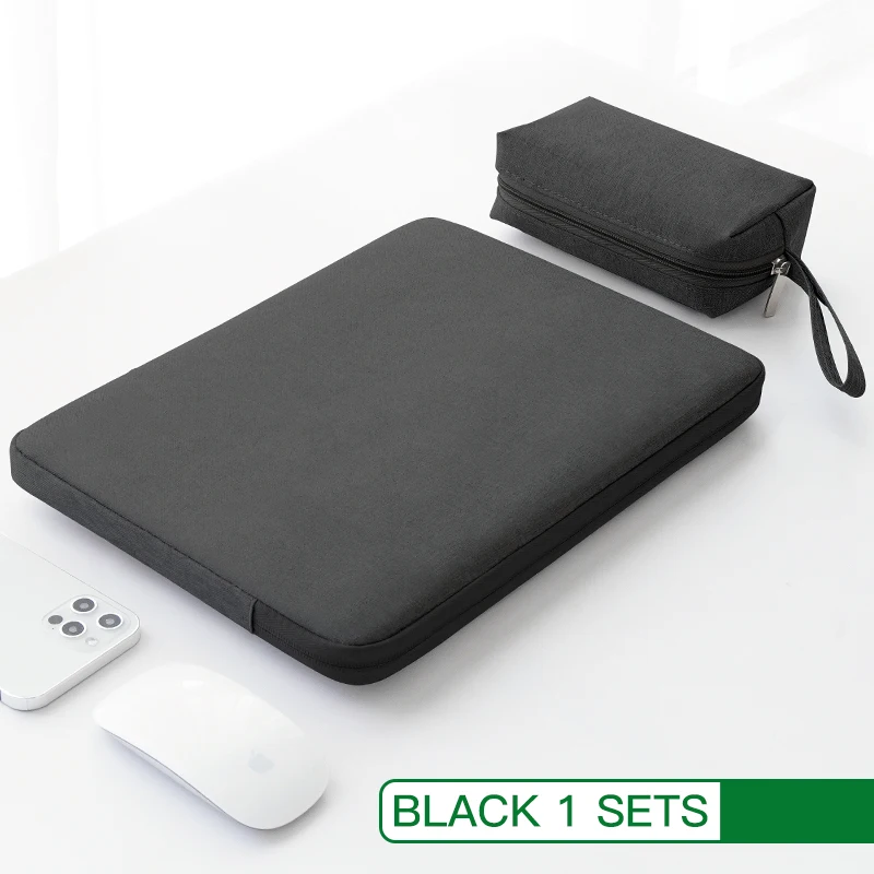 Laptop Case Bolsa 13 14 15.4 15.6 Polegadas Manga de Transporte para Macbook Air Pro m1 Capa de 13.3 Huawei Xiaomi hp Lenovo Shell Acessórios - Imagem 3