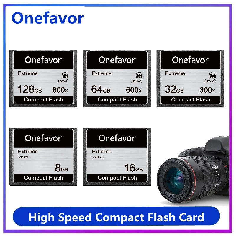 High Speed Compact Flash Card 64GB 32GB 16GB 8GB 128GB Memory Card CF Flash Card UDMA7 Full HD Video for Canon Nikon Camera 32gb memory card