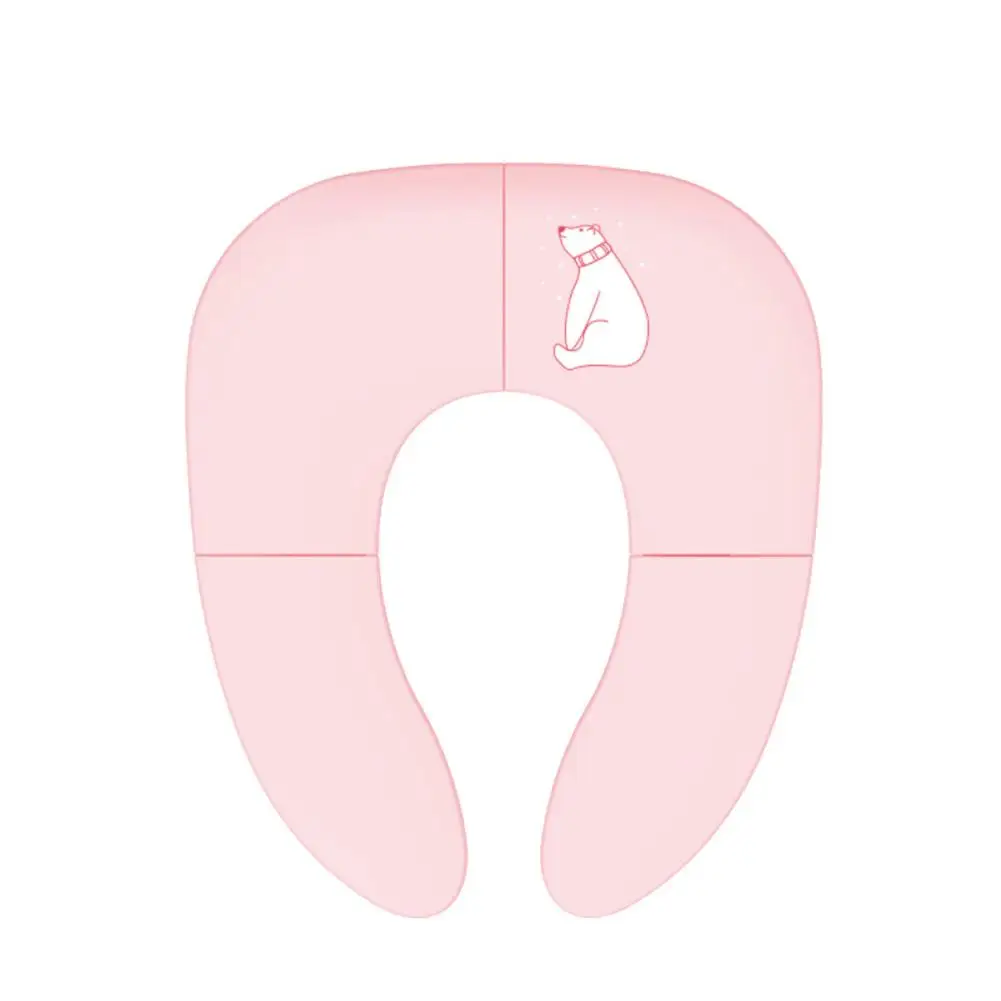 Pink Обновленные складные большие нескользящие туалетные подушки, портативное сиденье для унитаза для приучения к туалету, чехлы для малышей, товары для ухода за детьми - Цвет: Pink
