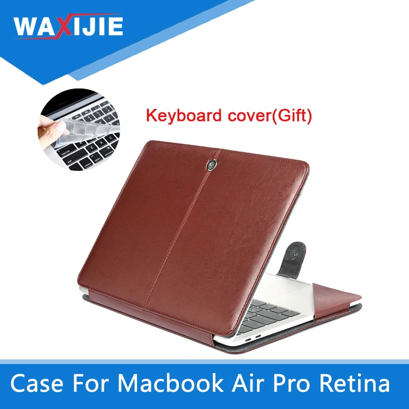 PU кожаный чехол для Apple MacBook Air Pro retina 11 12 13 15 Pro 13 15 дюймов с сенсорной панелью+ чехол для клавиатуры