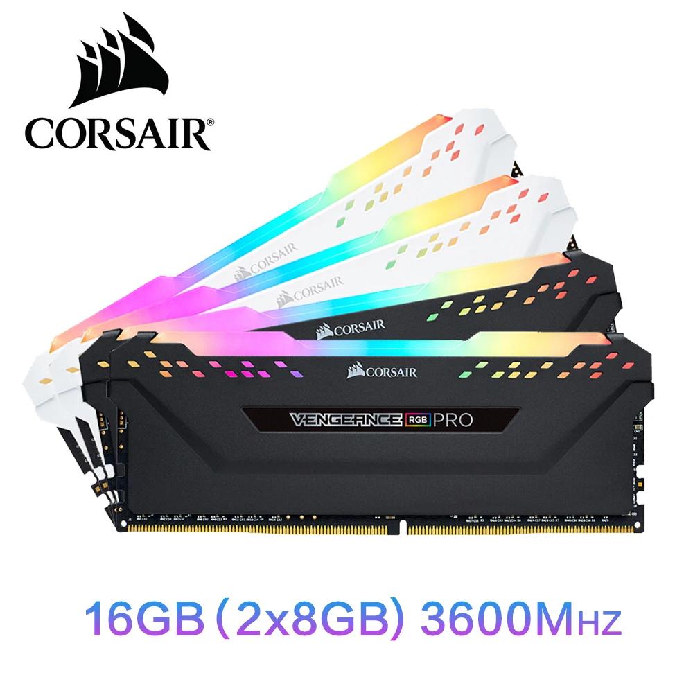 Cena CORSAIR Vengeance RGB PRO RAM 16GB 2X8GB dwukanałowy DDR4 16GB pamięć 32GB PC4 3000Mhz 3200Mhz 3600Mzh moduł pamięci DIMM