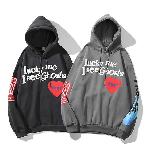 Lucky Me I See Ghosts Mens Hooded S 2