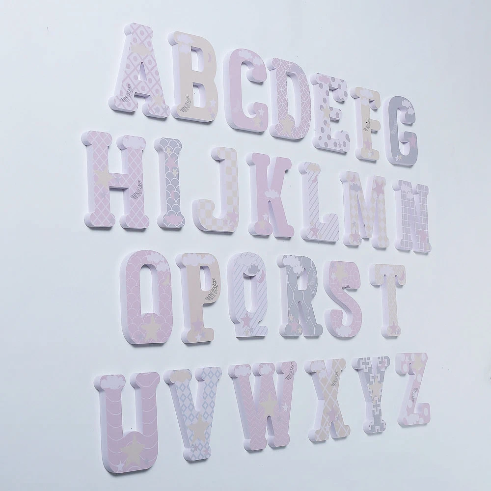 3d Pvc キッズルームの装飾文字のステッカー大文字英語アルファベット文字幼稚園遊び場保育園の装飾 Decorative Letters Numbers Aliexpress