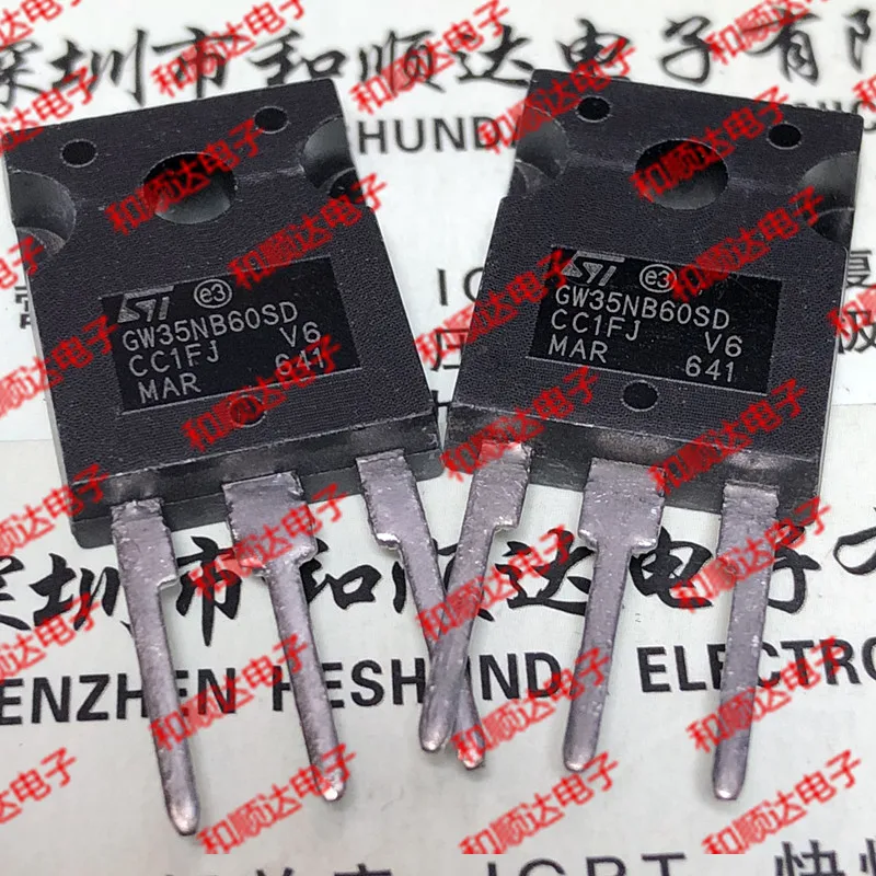 2 шт./GW35NB60SD STGW35NB60SD-247 600V 35A TO247