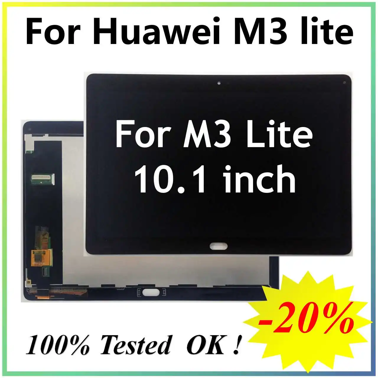 ЖК-дисплей для Huawei Mediapad M3 Lite 10 дисплей сенсорный экран дигитайзер сборка M3Lite 1